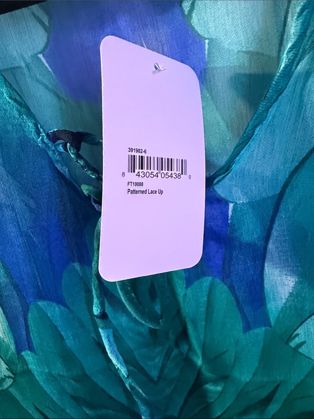 NWT Bon Voyage resortwear kaftan swimsuit cover-up - Picture 3 of 6